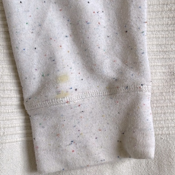 𝅺shades of Grey By Micah Cohen Rainbow Speckled Sweatshirt Size Medium - Picture 9 of 10